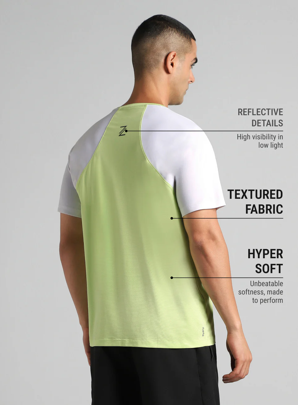 Men's Lime Runner's Speed T-shirt - Image 6