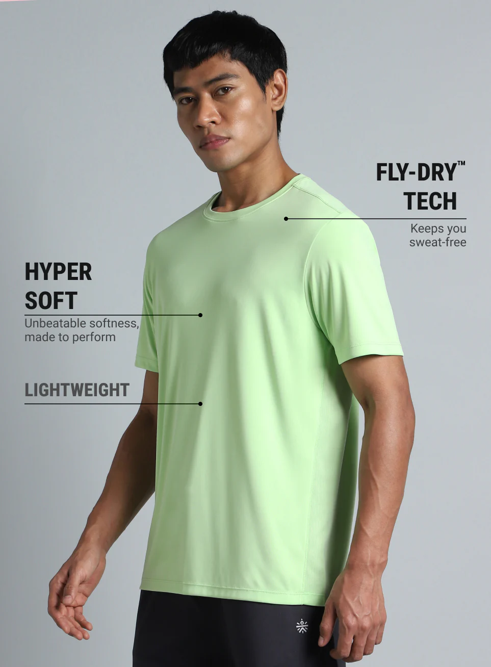 Men's Lime The Racer Pacer T-shirt - Image 5