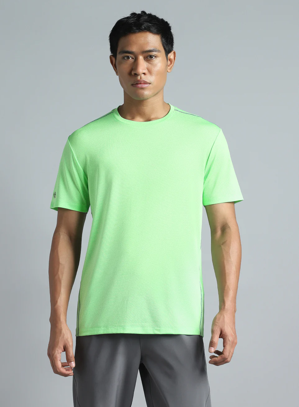 Men's Lime Train Day Essential T-shirt - Image 4