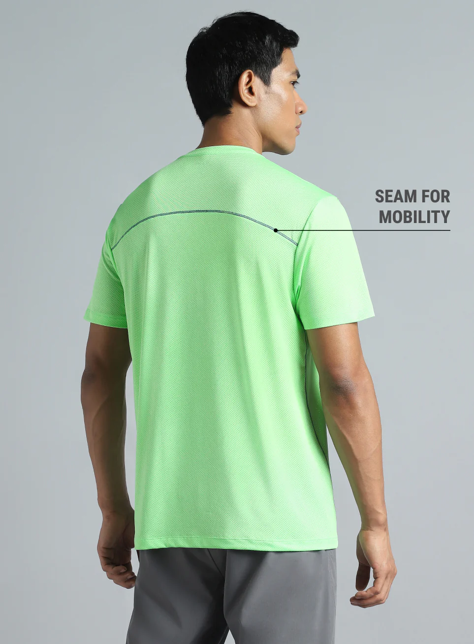 Men's Lime Train Day Essential T-shirt - Image 6