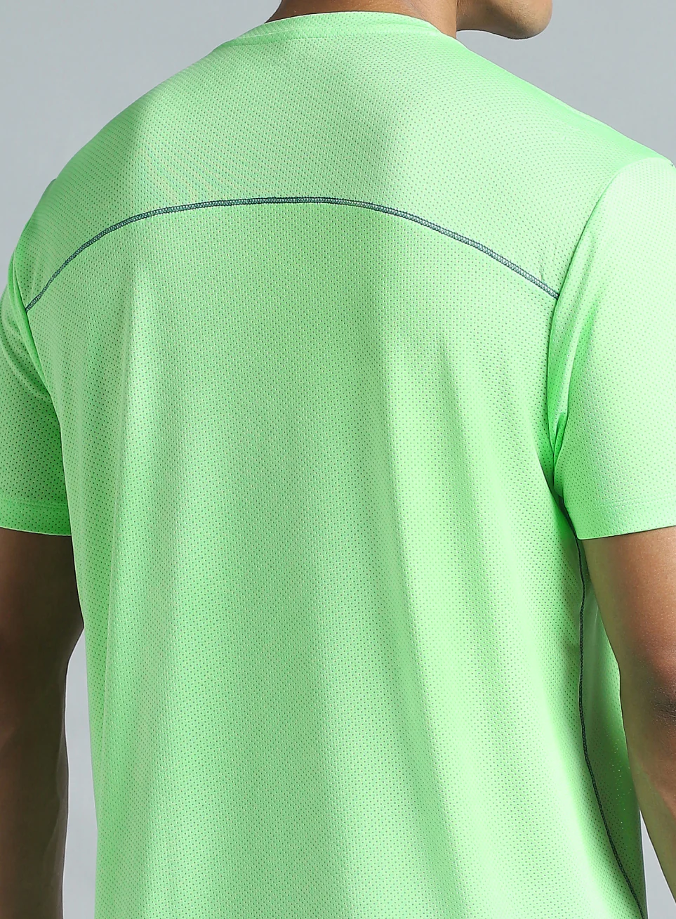 Men's Lime Train Day Essential T-shirt - Image 7