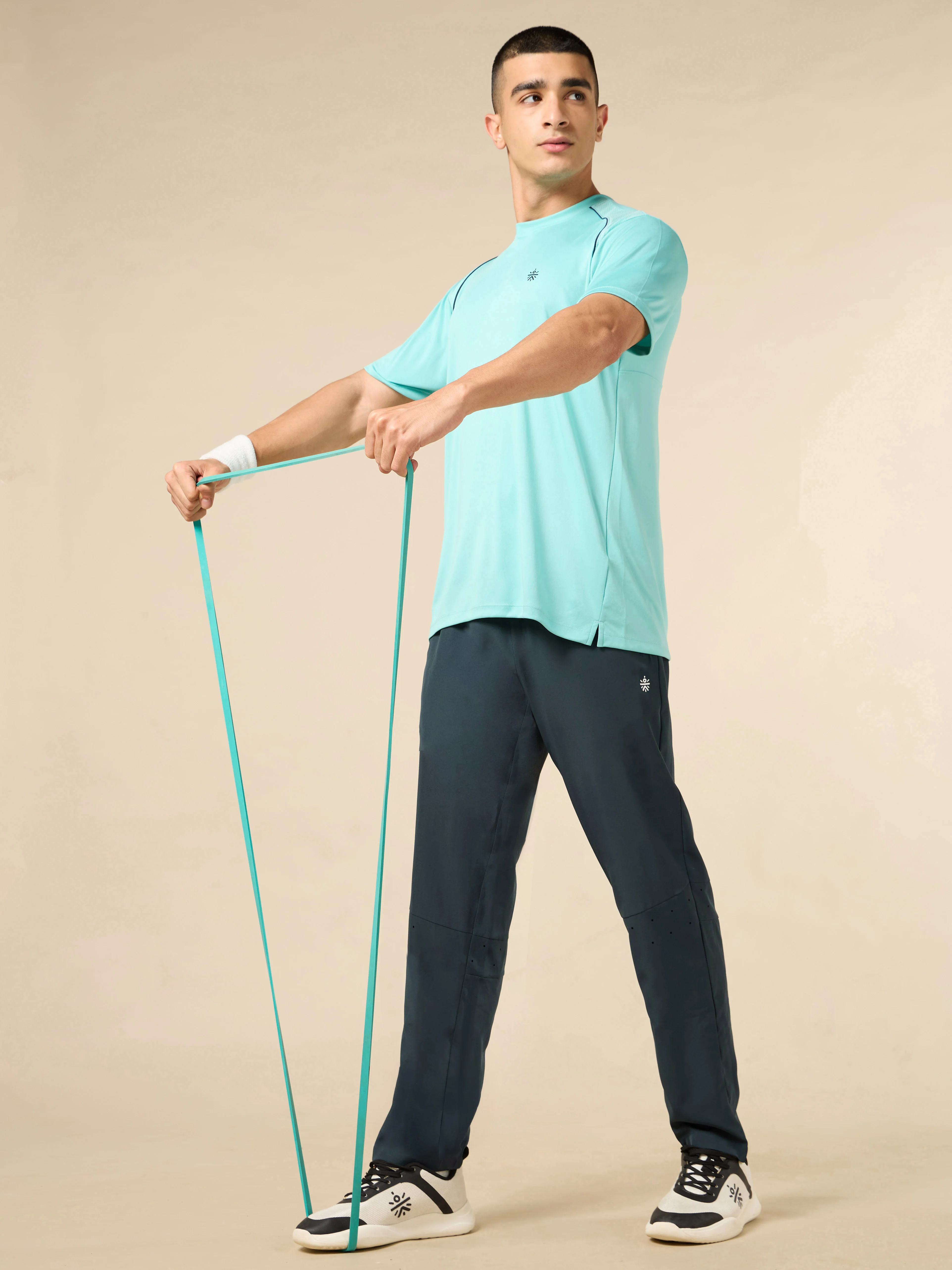 Men's Lt. Blue High Flex Training Performance Pants - Image 2