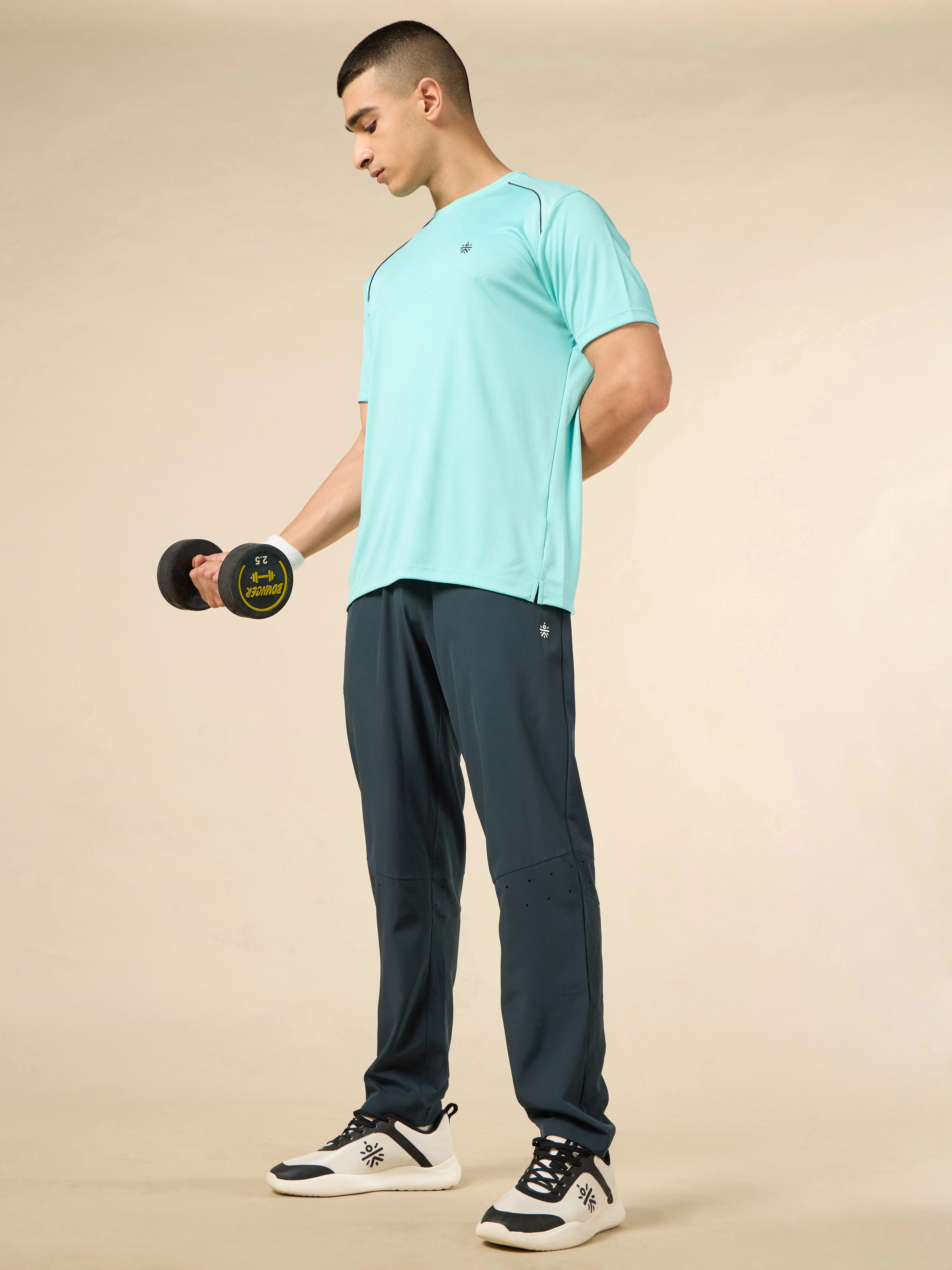 Men's Lt. Blue High Flex Training Performance Pants - Image 3