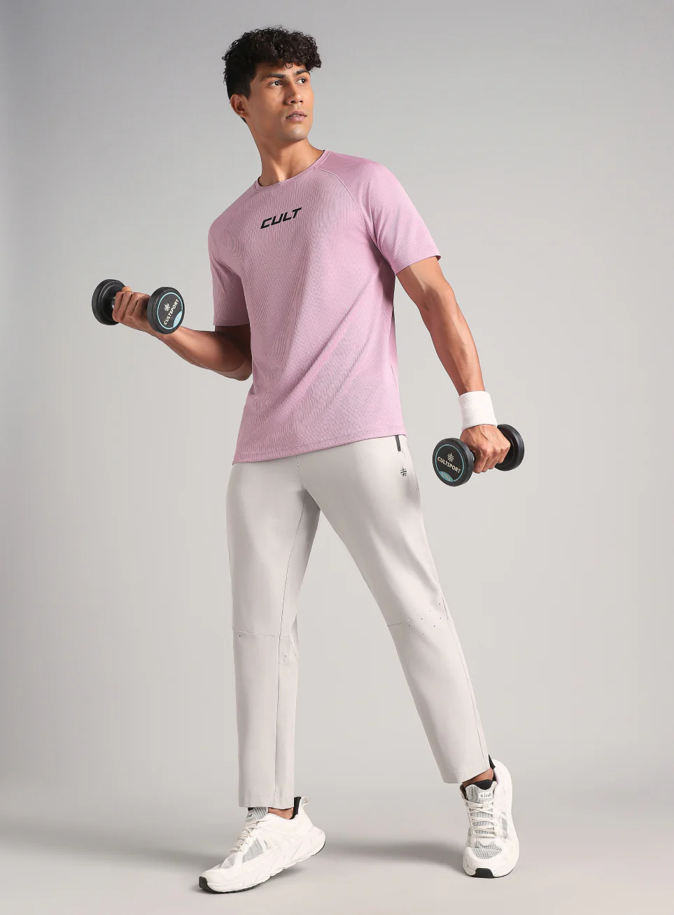 Men's Lt.Purple Easy Move Tee - Image 2