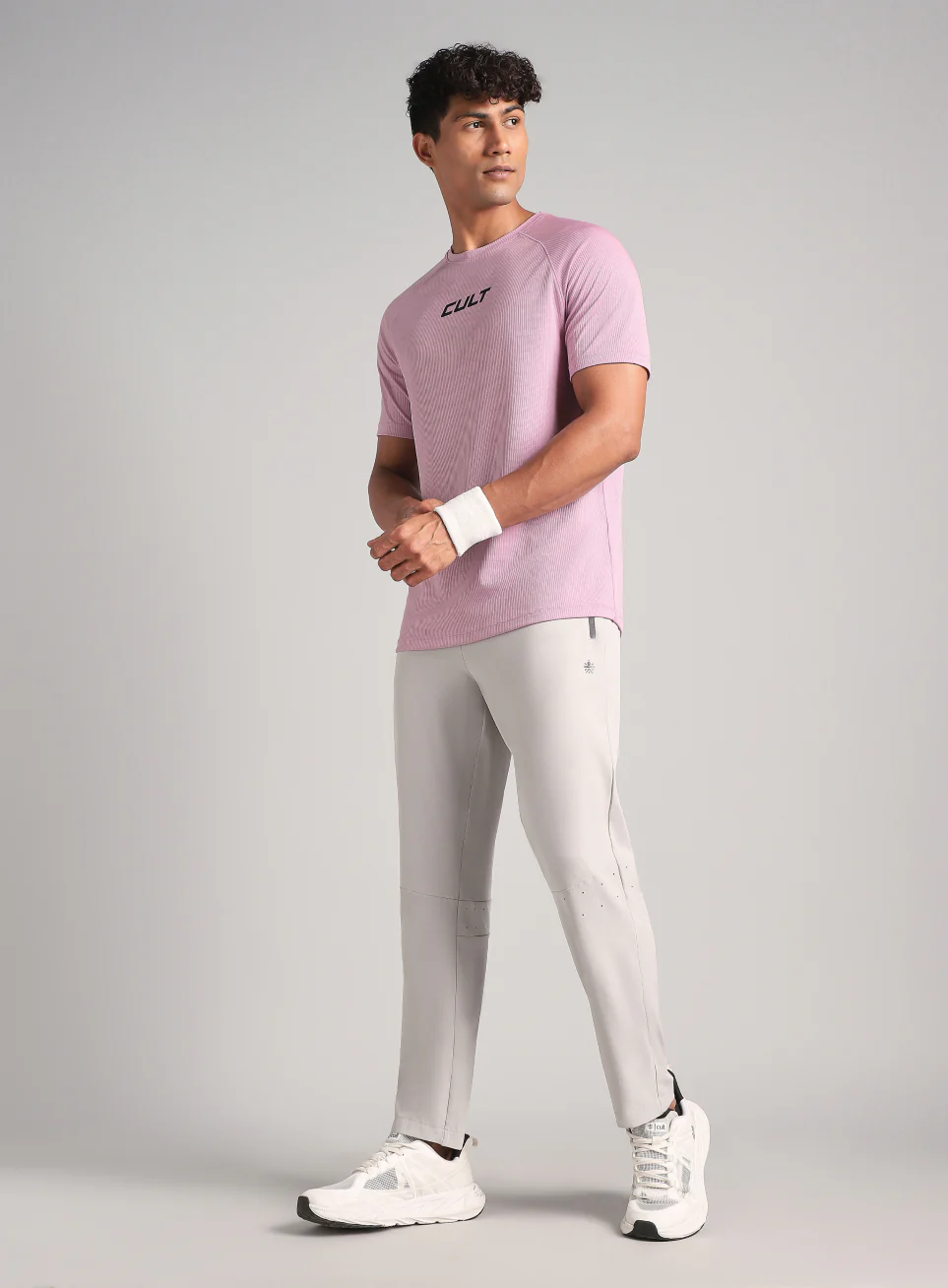 Men's Lt.Purple Easy Move Tee - Image 3