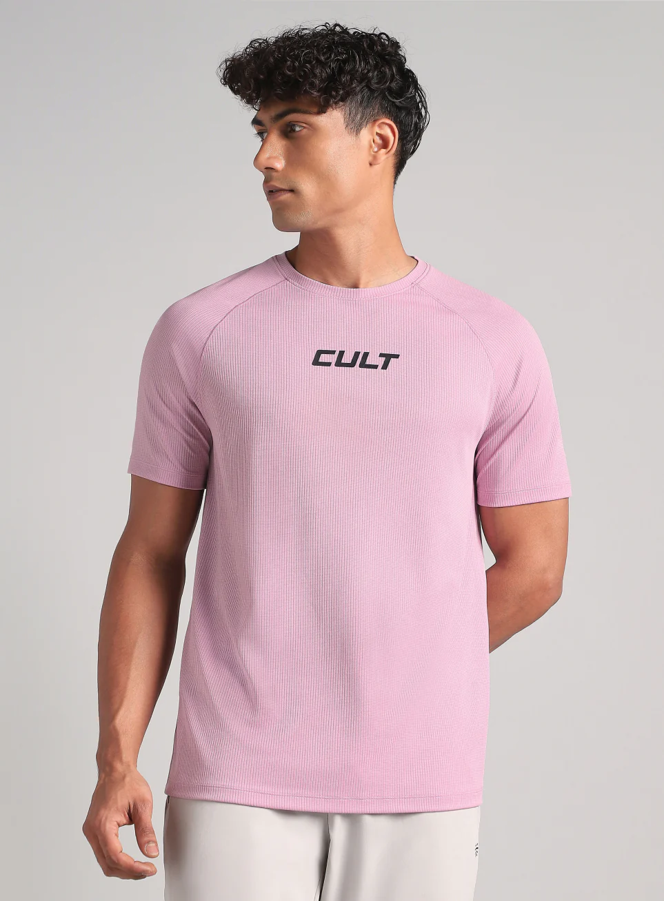 Men's Lt.Purple Easy Move Tee - Image 4