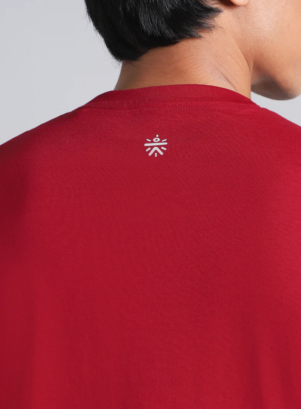 Men's Maroon Courtside Print Full Sleeve T-shirt - Image 8