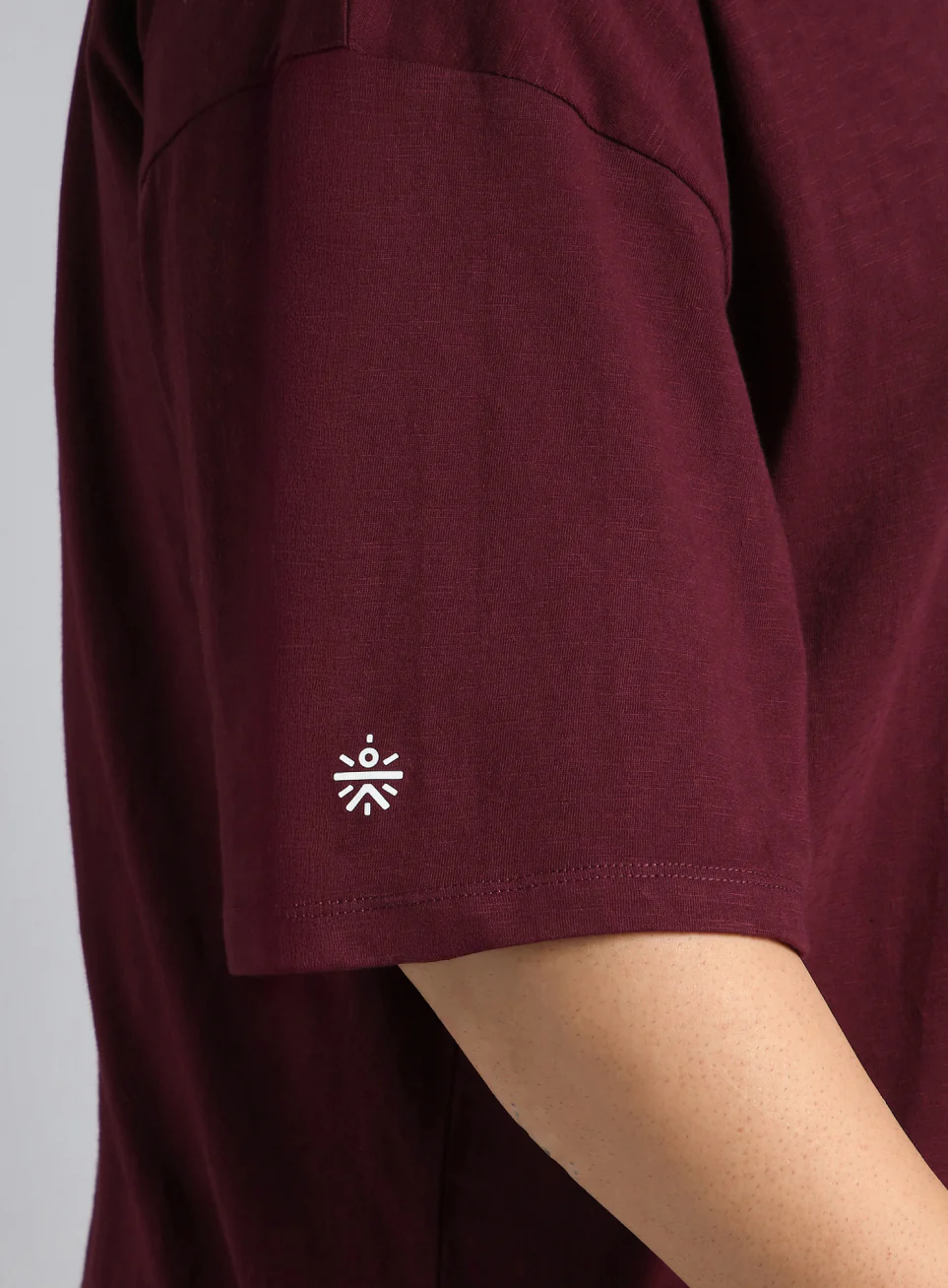 Men's Maroon Cult Graphic Plus Size Oversized fit T-shirt - Image 8