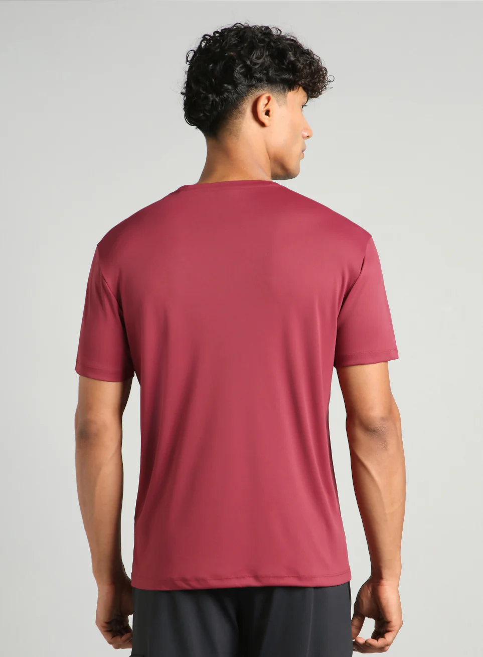 Men's Maroon Everyday Performance T-shirt - Image 6