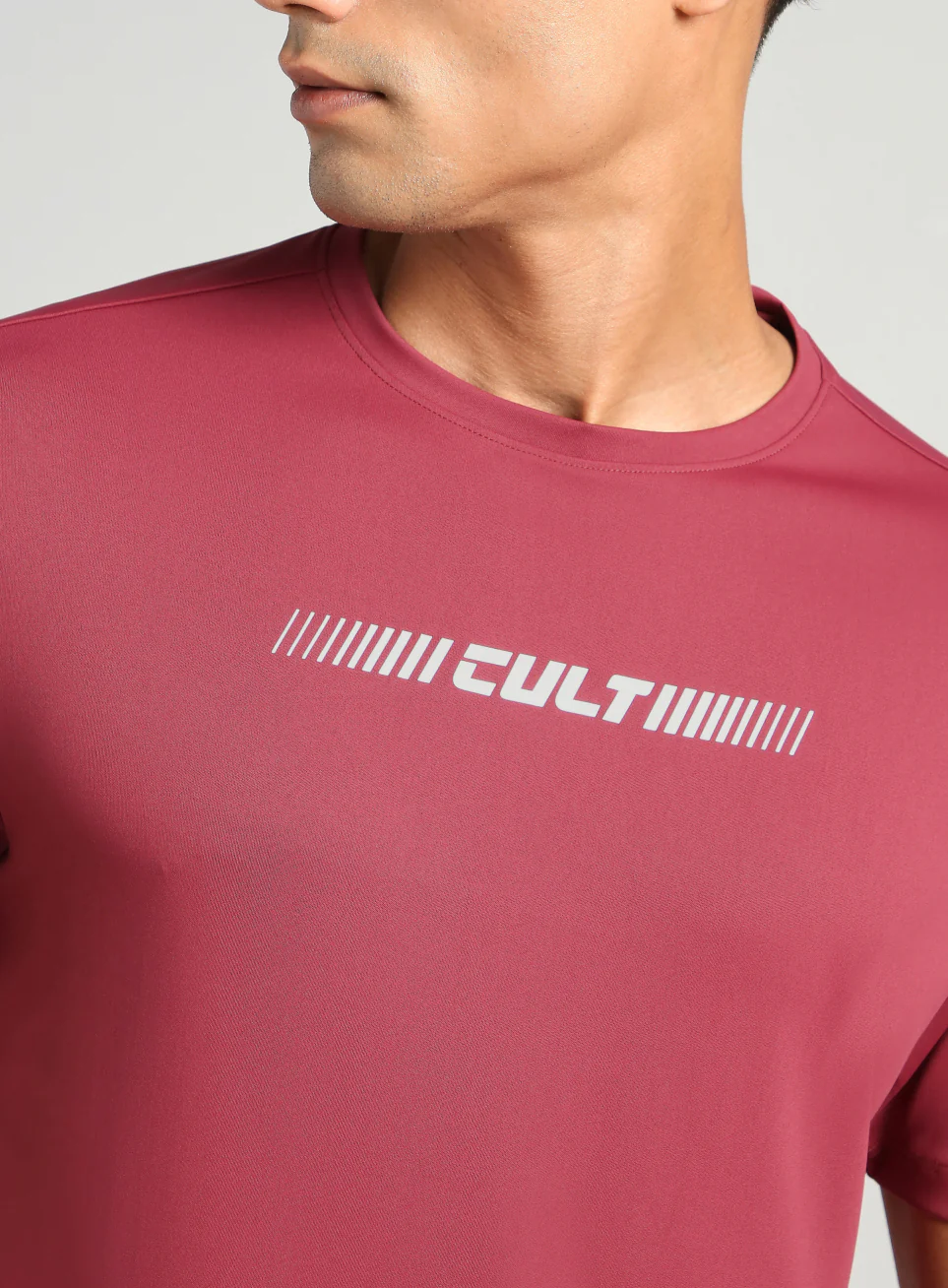 Men's Maroon Everyday Performance T-shirt - Image 7