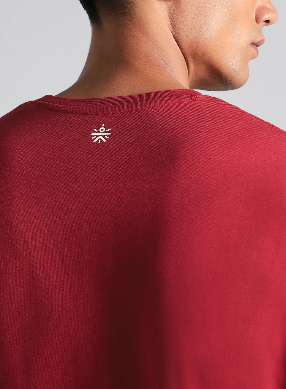 Men's Maroon In Motion Graphic T-shirt - Image 10