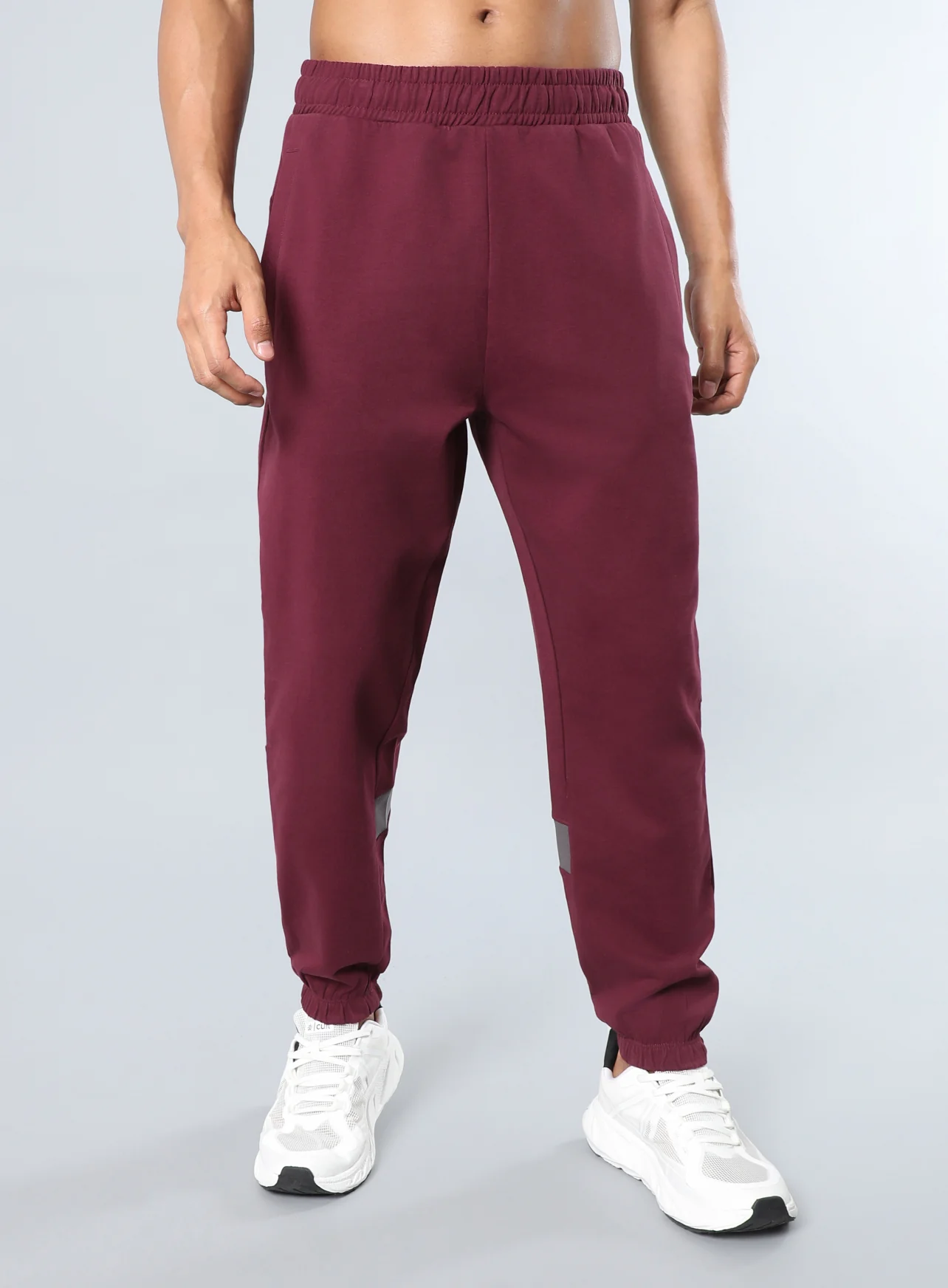Men's Maroon Move it Joggers - Image 4