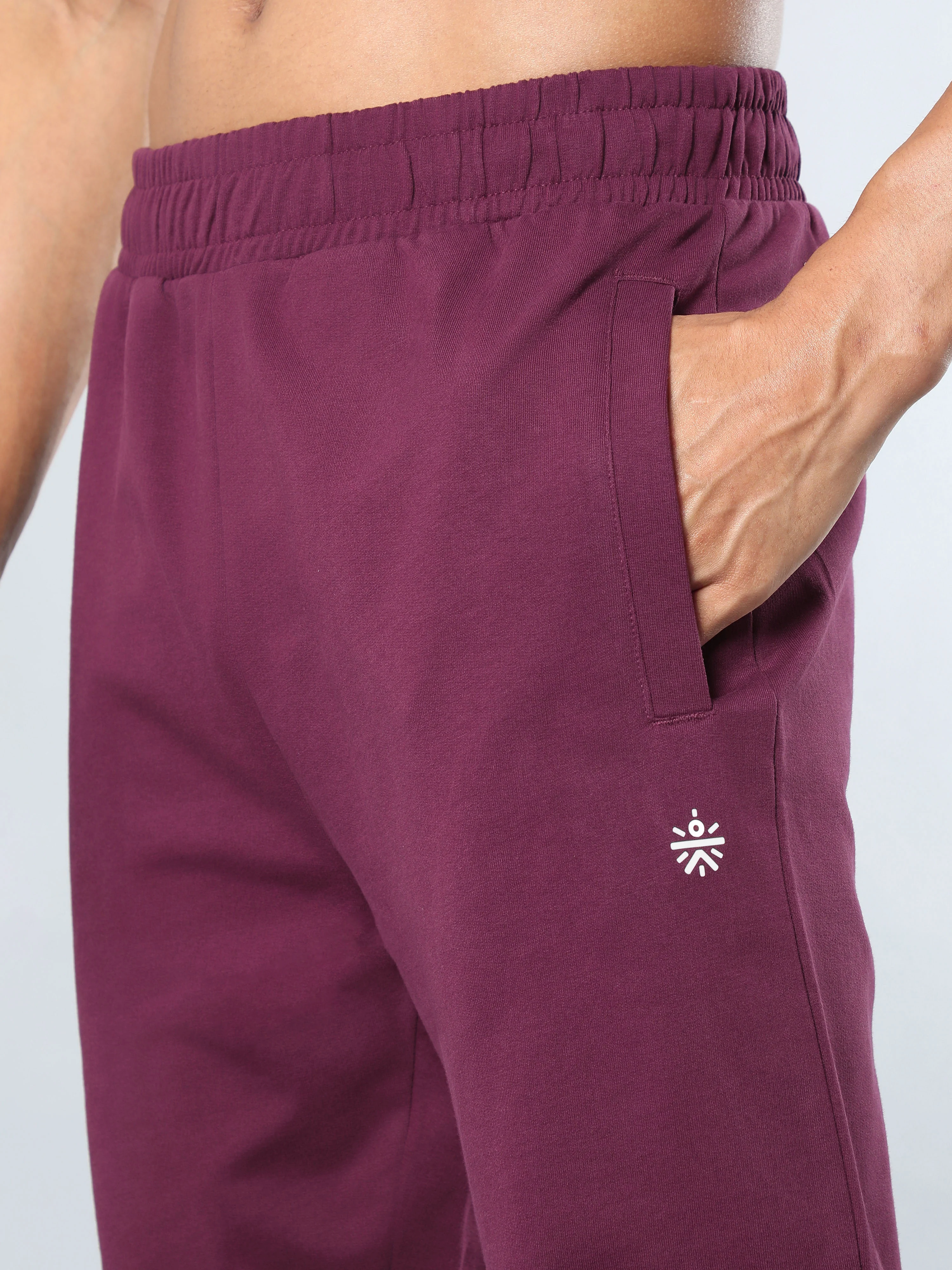 Men's Maroon Move it Joggers - Image 7