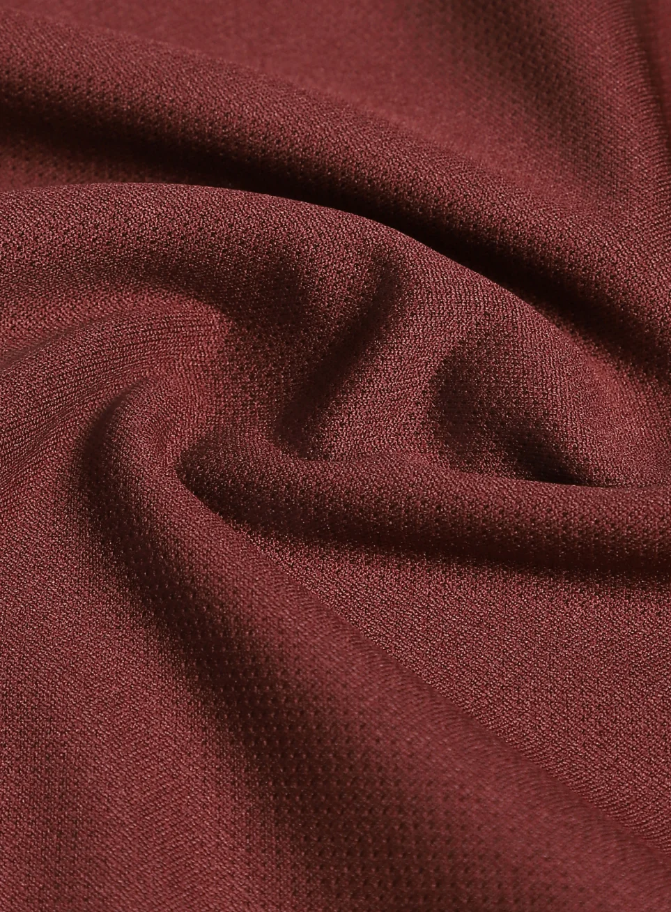Men's Maroon Performance Essential Polo T-shirt - Image 9