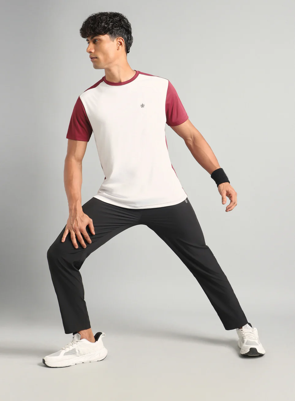 Men's Maroon Play Big FLY-DRY T-shirt - Image 2