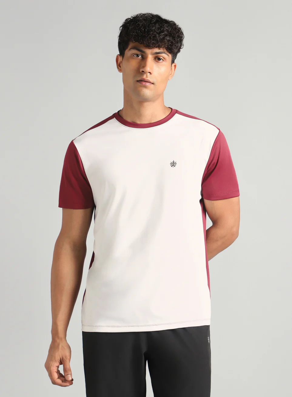 Men's Maroon Play Big FLY-DRY T-shirt - Image 4
