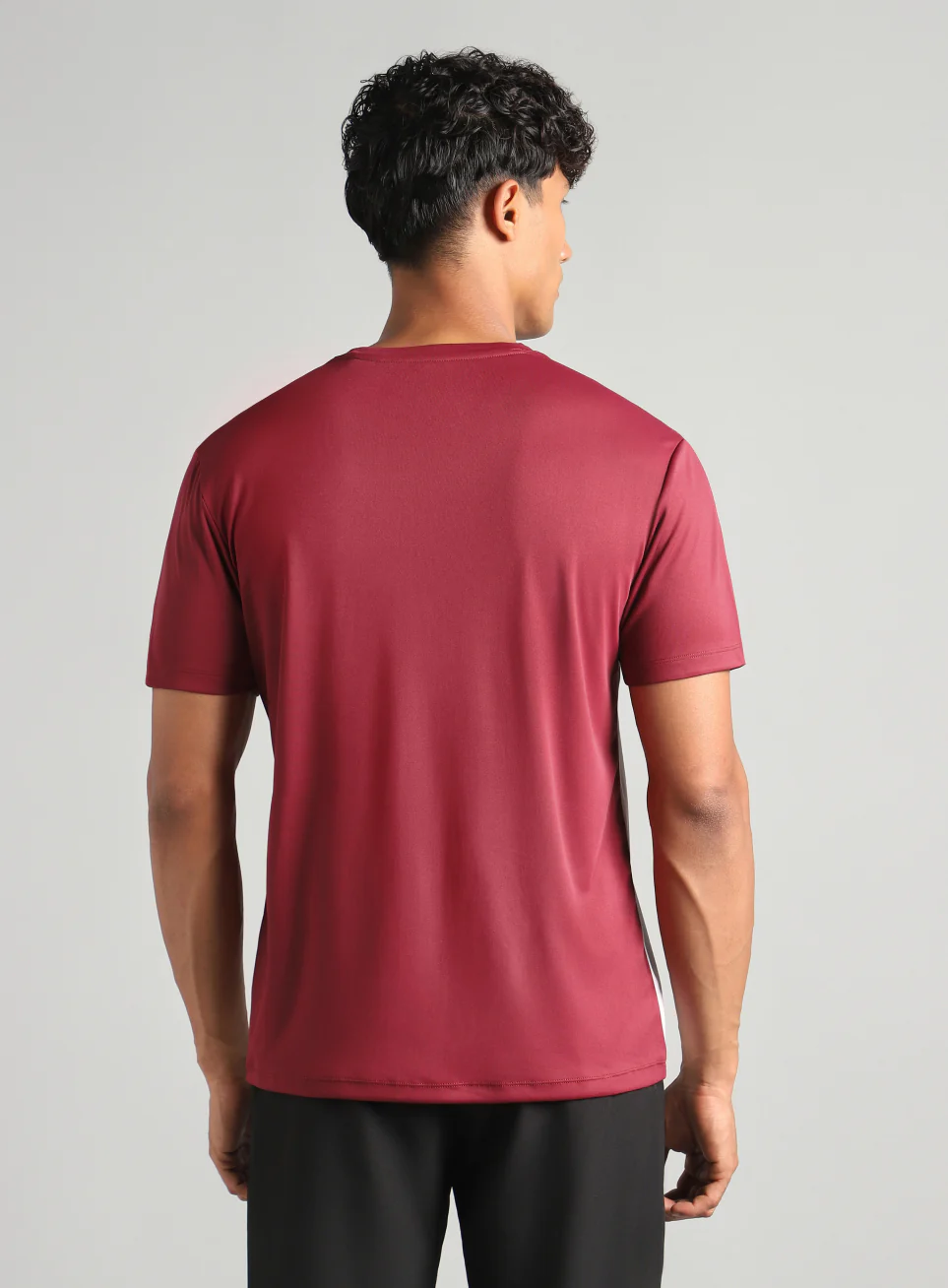 Men's Maroon Play Big FLY-DRY T-shirt - Image 6