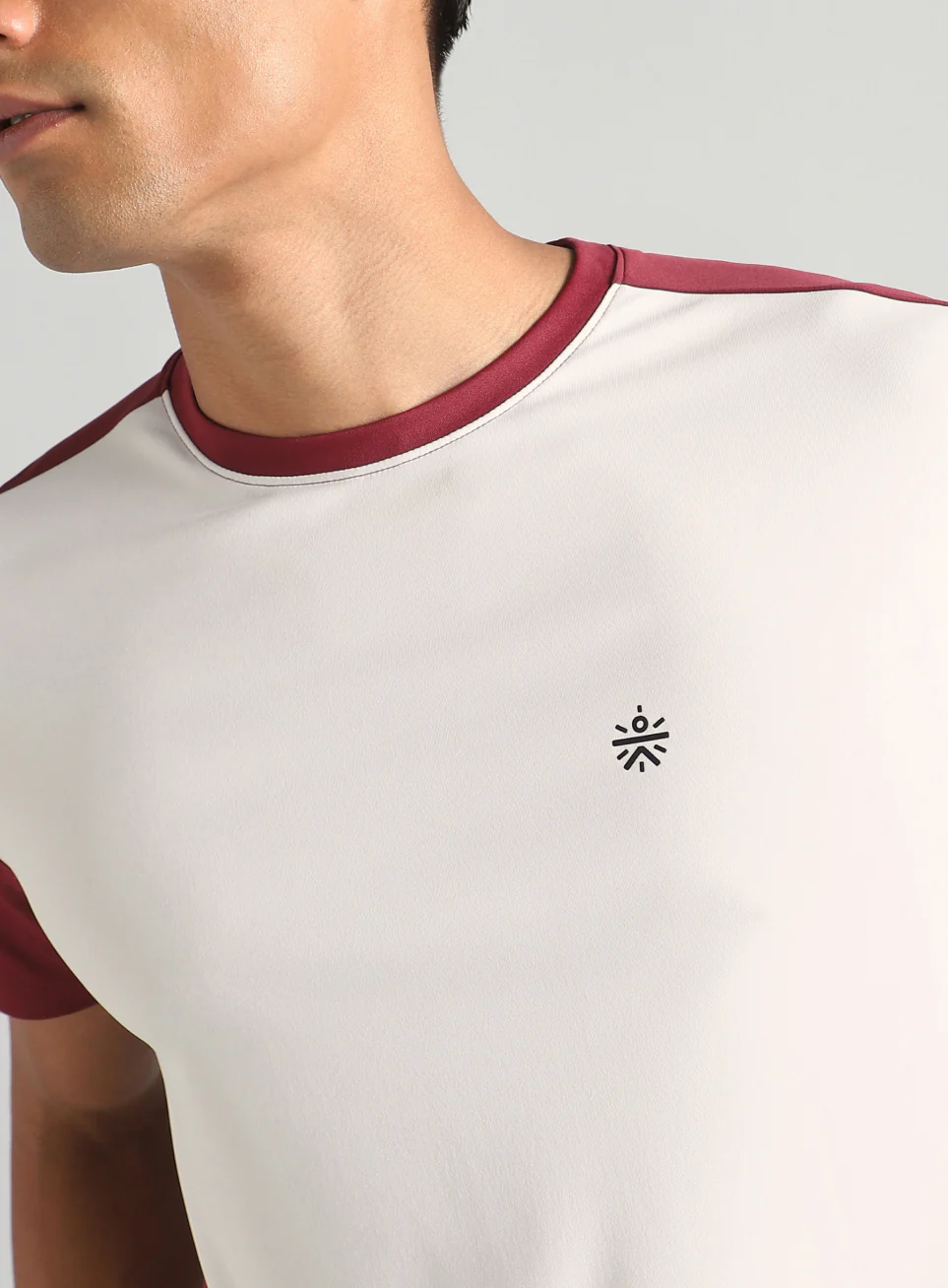 Men's Maroon Play Big FLY-DRY T-shirt - Image 7