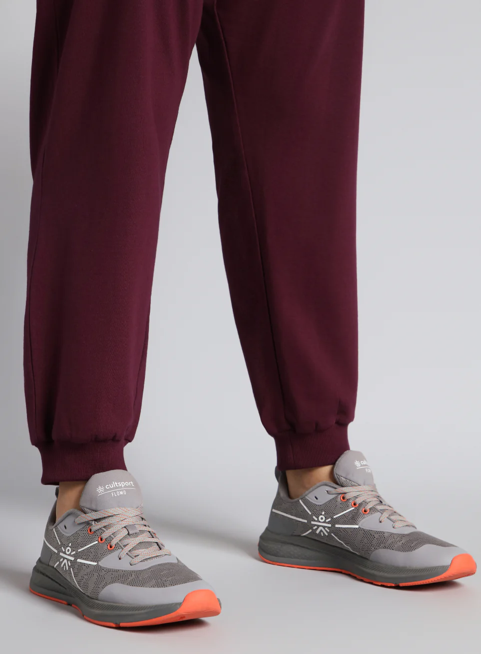 Men's Maroon Plus Size Training Essential Joggers - Image 8