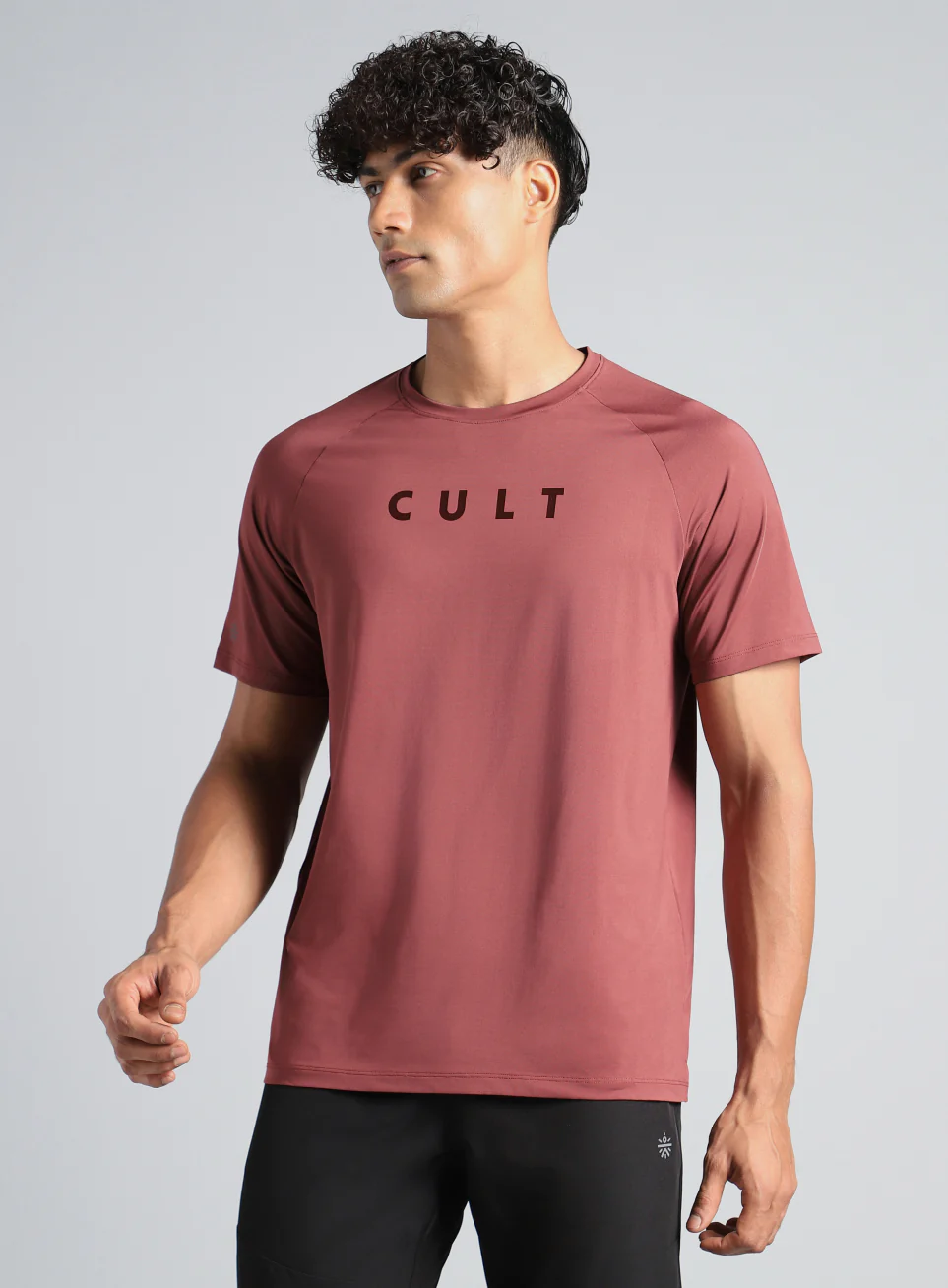 Men's Maroon Pro Run Athlete T-shirt - Image 4