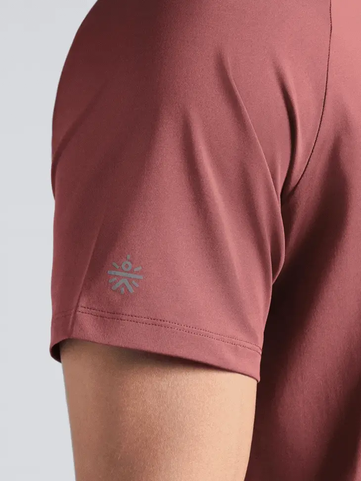 Men's Maroon Pro Run Athlete T-shirt - Image 8
