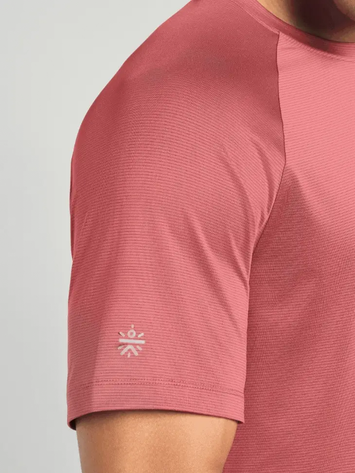 Men's Maroon Run Forward T-Shirt - Image 7