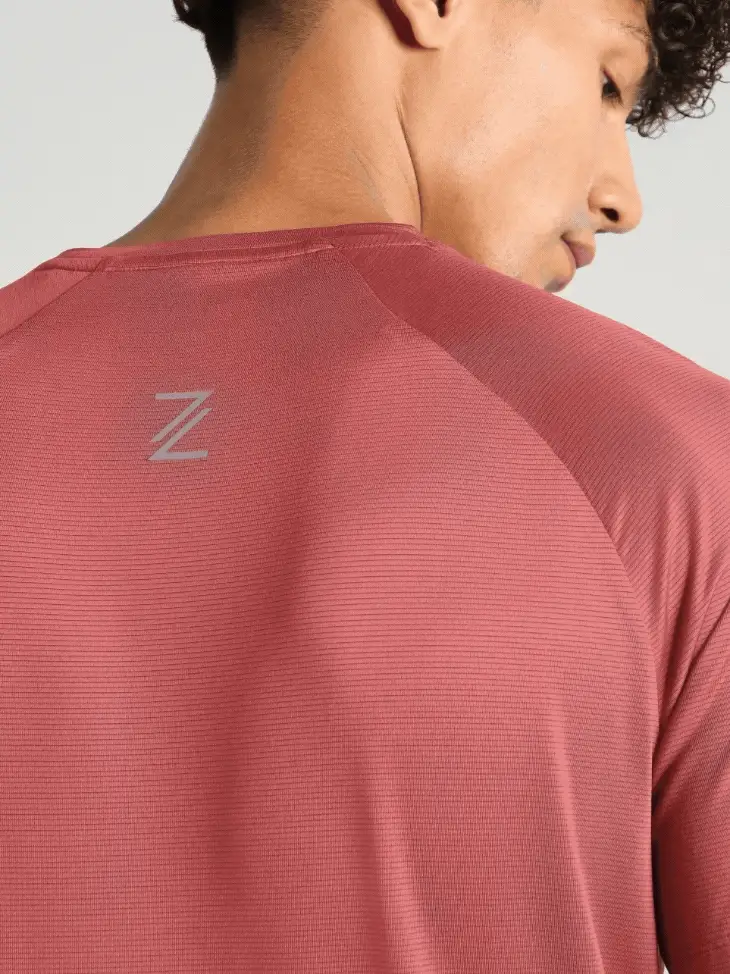 Men's Maroon Run Forward T-Shirt - Image 9