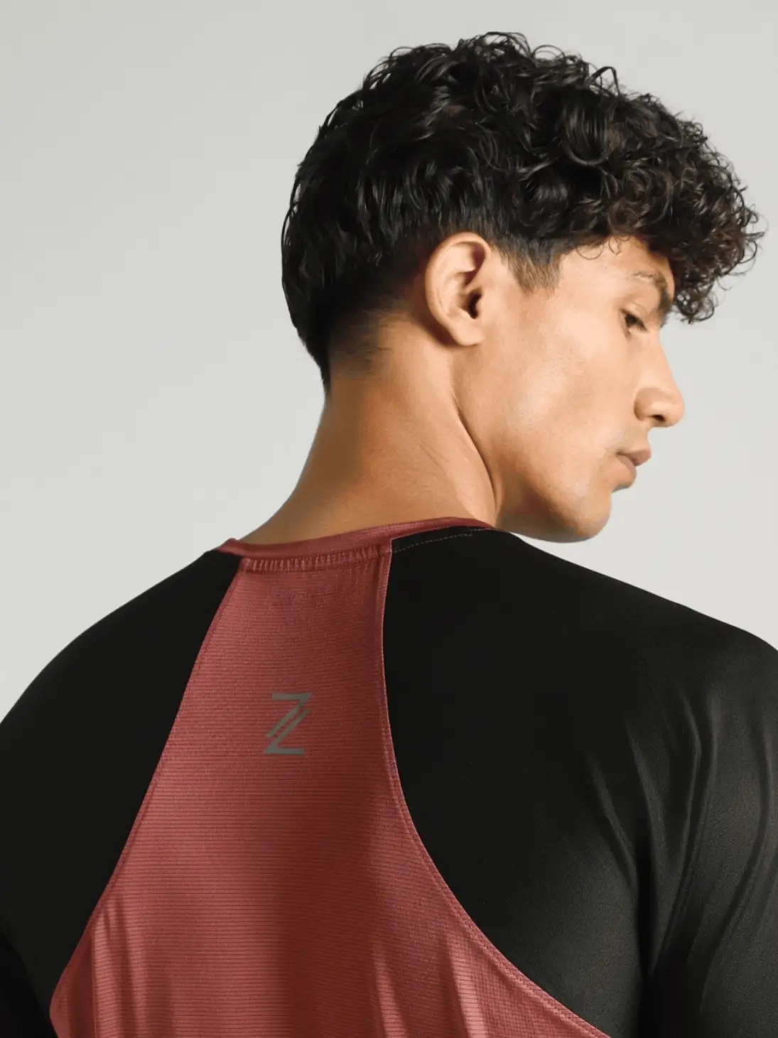 Men's Maroon Runner's Speed T-shirt - Image 9