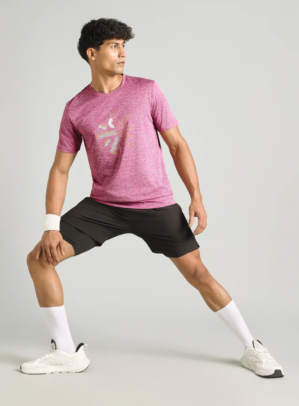 Men's Maroon Training Essential T-shirt - Image 2