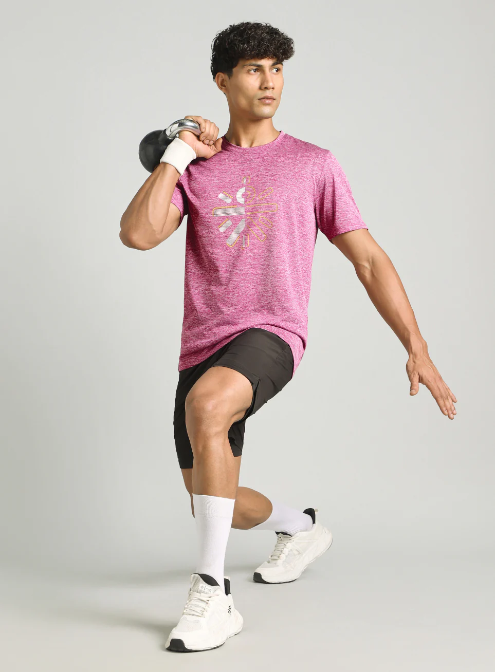 Men's Maroon Training Essential T-shirt - Image 3