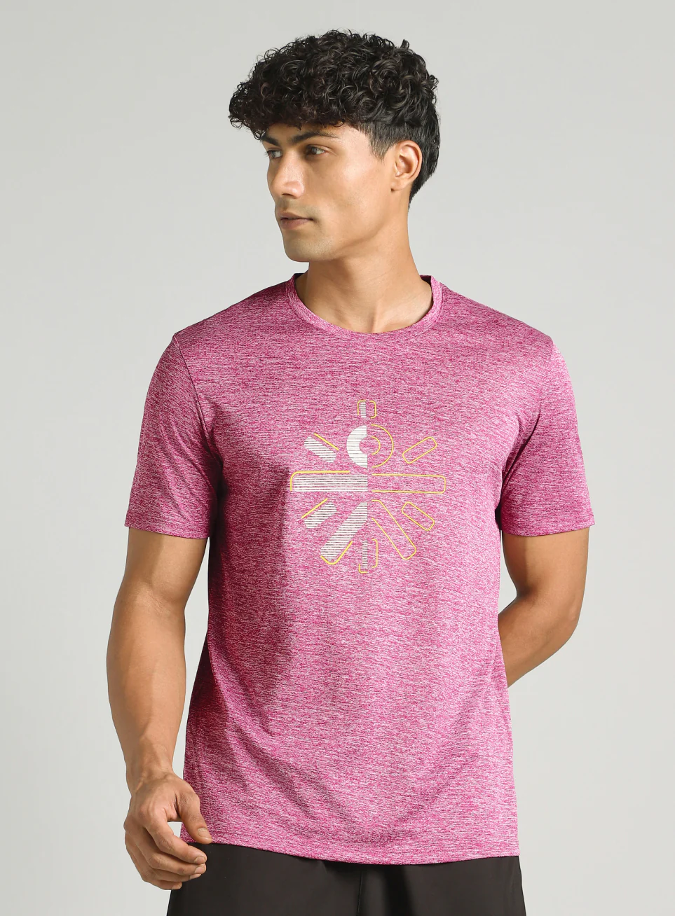 Men's Maroon Training Essential T-shirt - Image 4