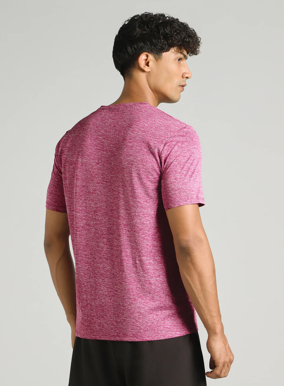 Men's Maroon Training Essential T-shirt - Image 6