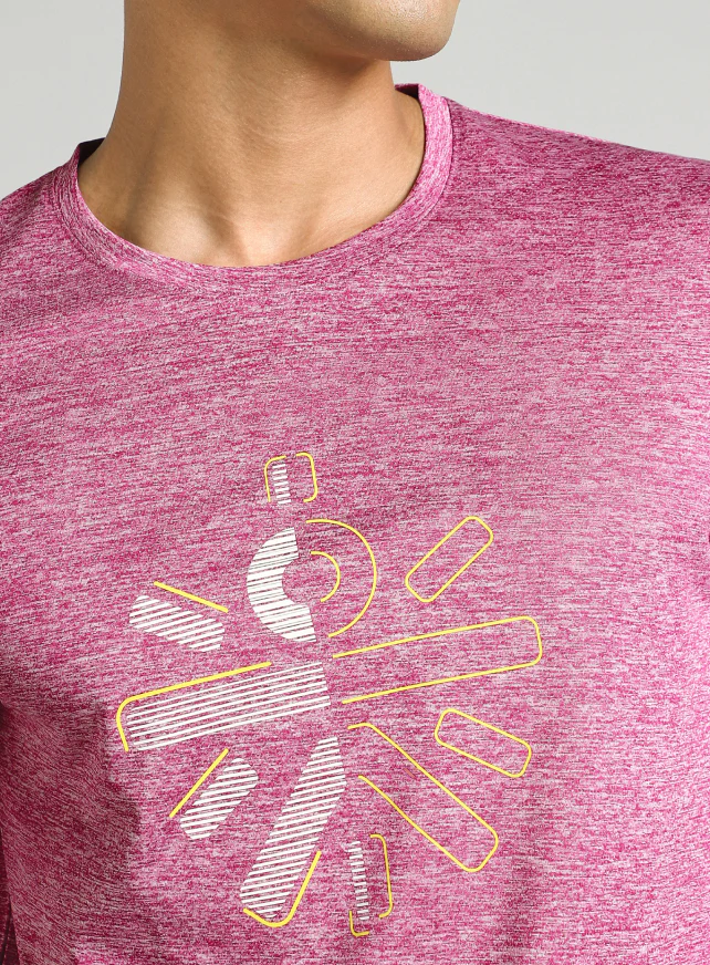Men's Maroon Training Essential T-shirt - Image 7