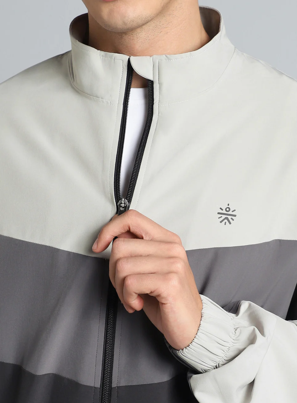 Men's Multicolor Training Relaxed Fit Layering Jacket - Image 8