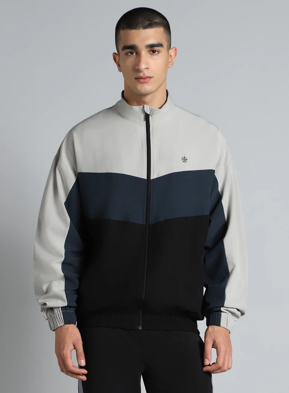 Men's Multicolour Training Relaxed Fit Layering Jacket - Image 4