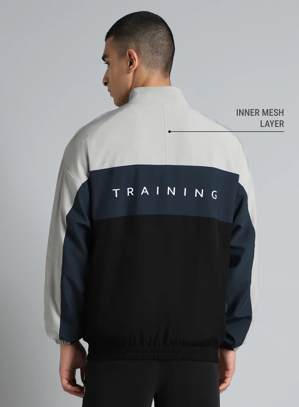 Men's Multicolour Training Relaxed Fit Layering Jacket - Image 6