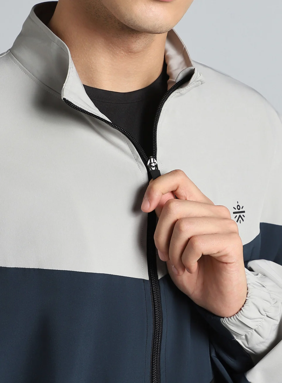 Men's Multicolour Training Relaxed Fit Layering Jacket - Image 8