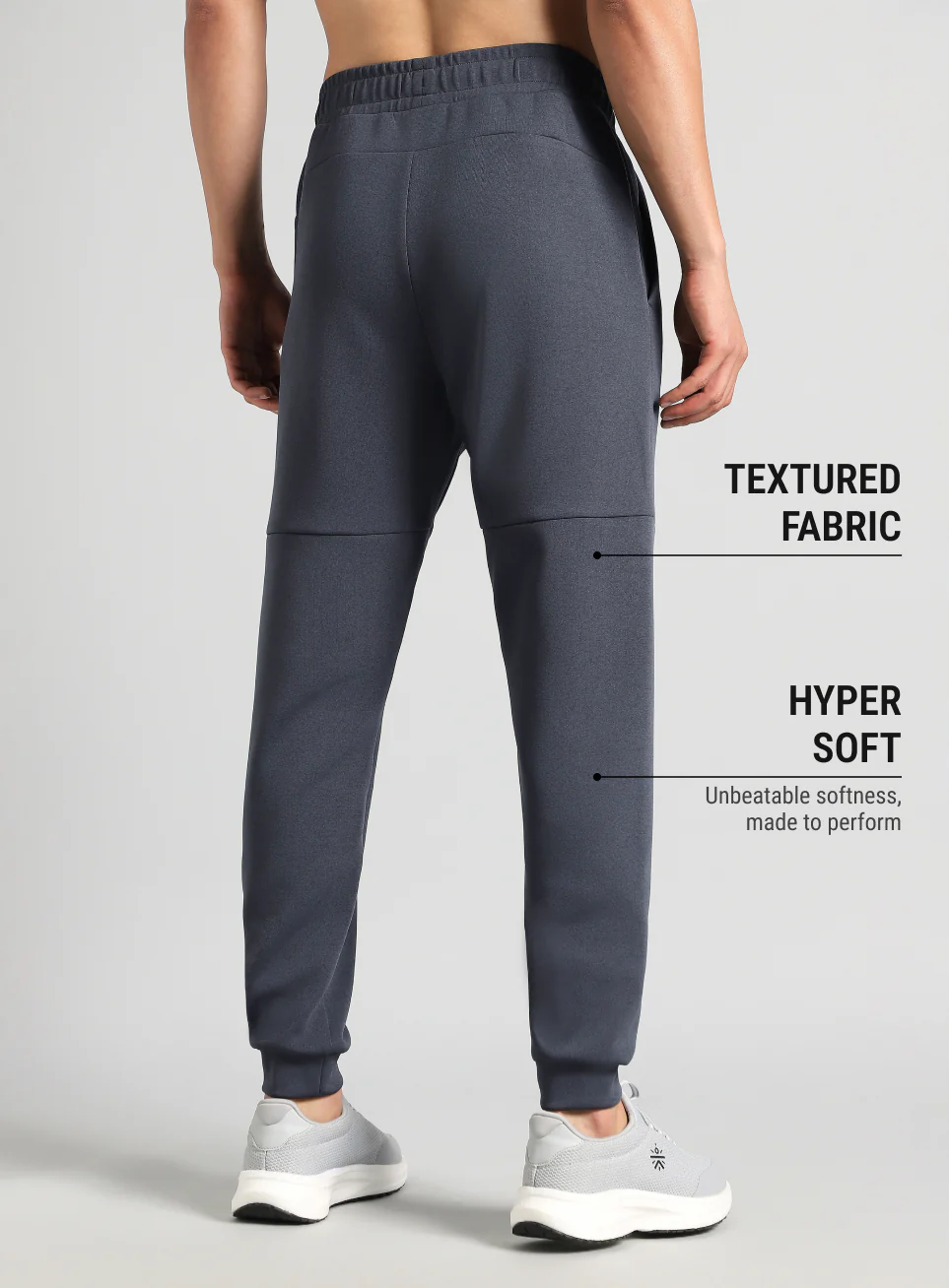 Men's Muscle Activate Grey Joggers - Image 6