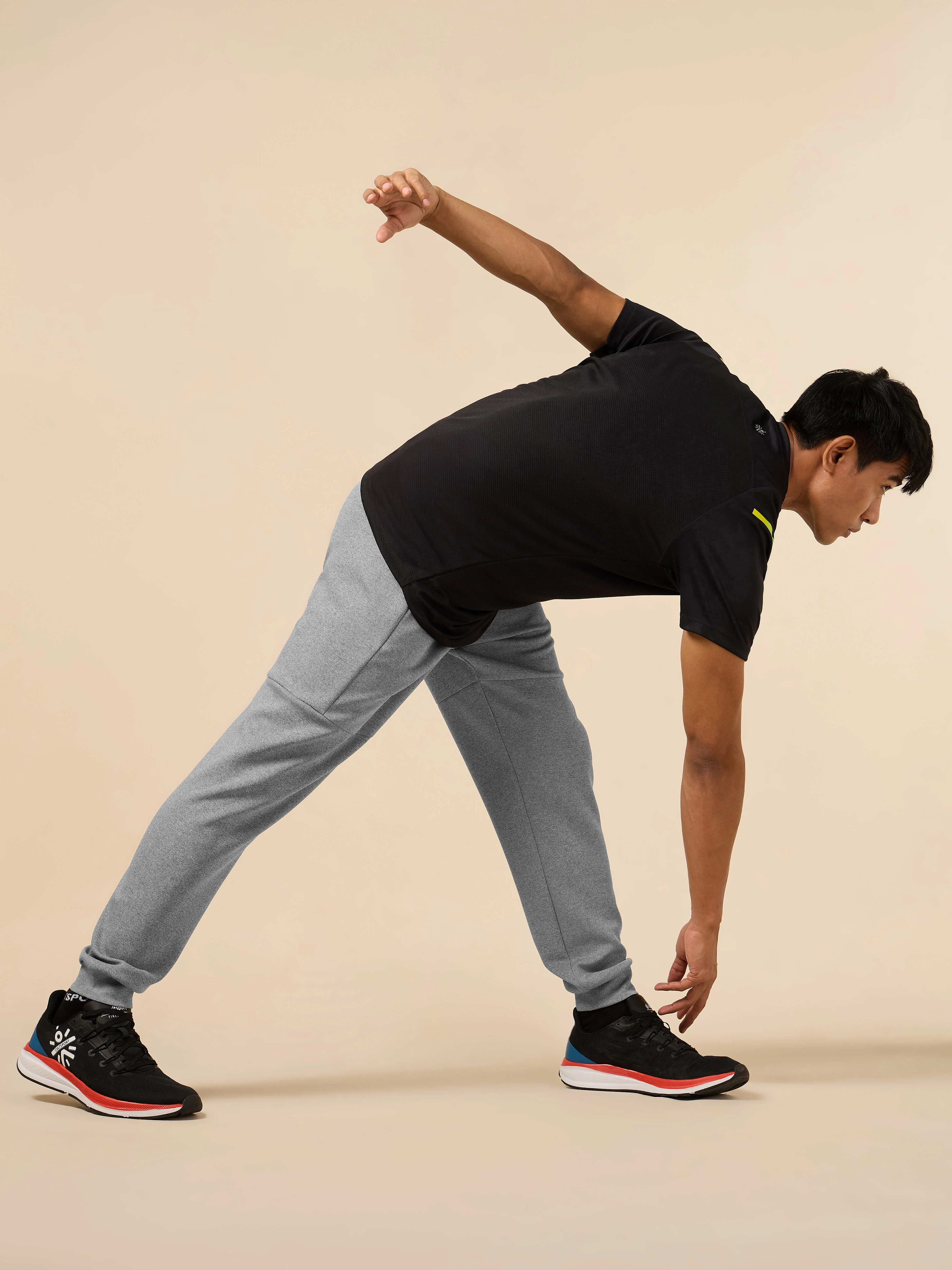 Men's Muscle Activate Grey Joggers - Image 3