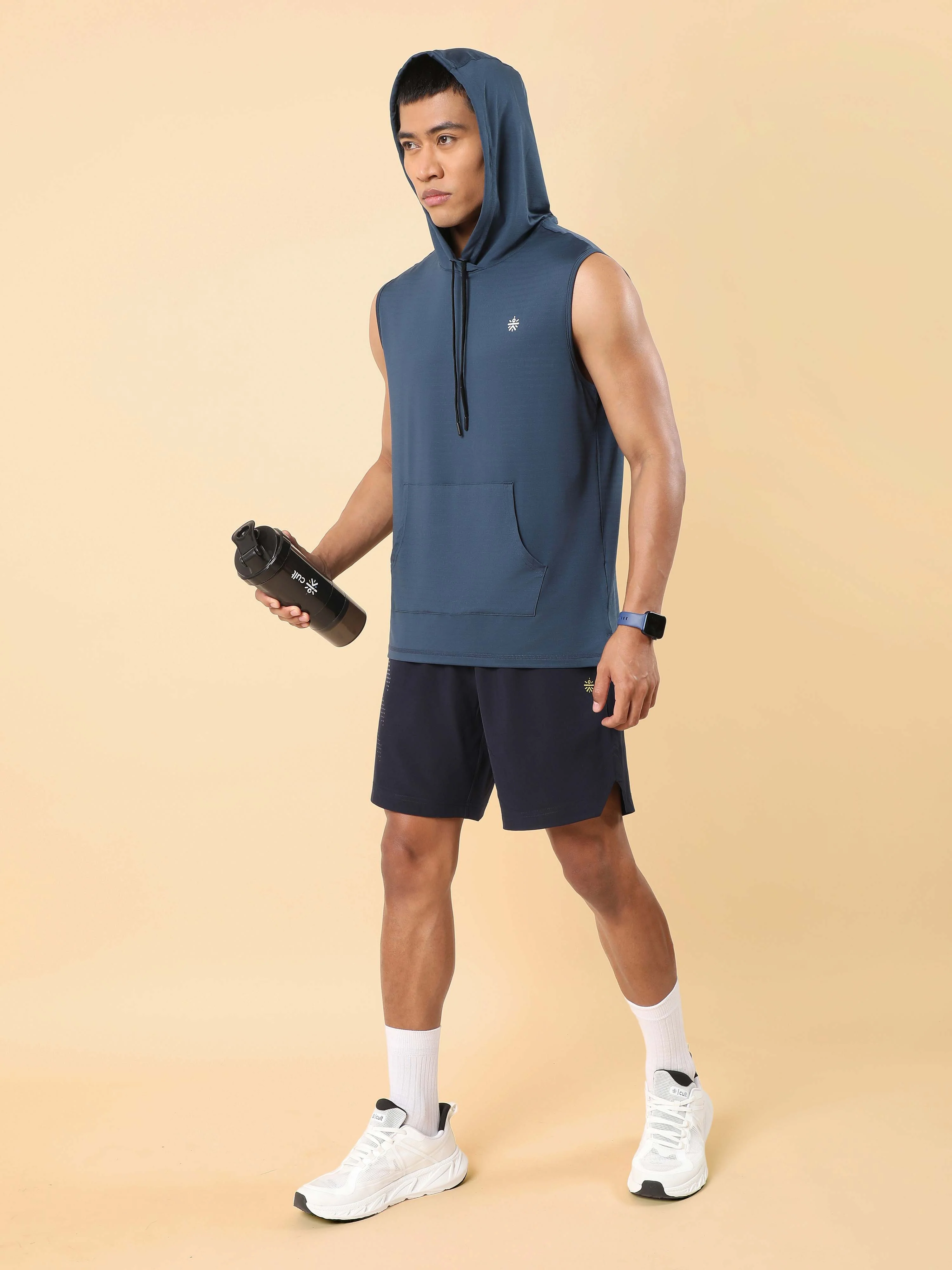 Men's Navy Active T-shirt - Image 3