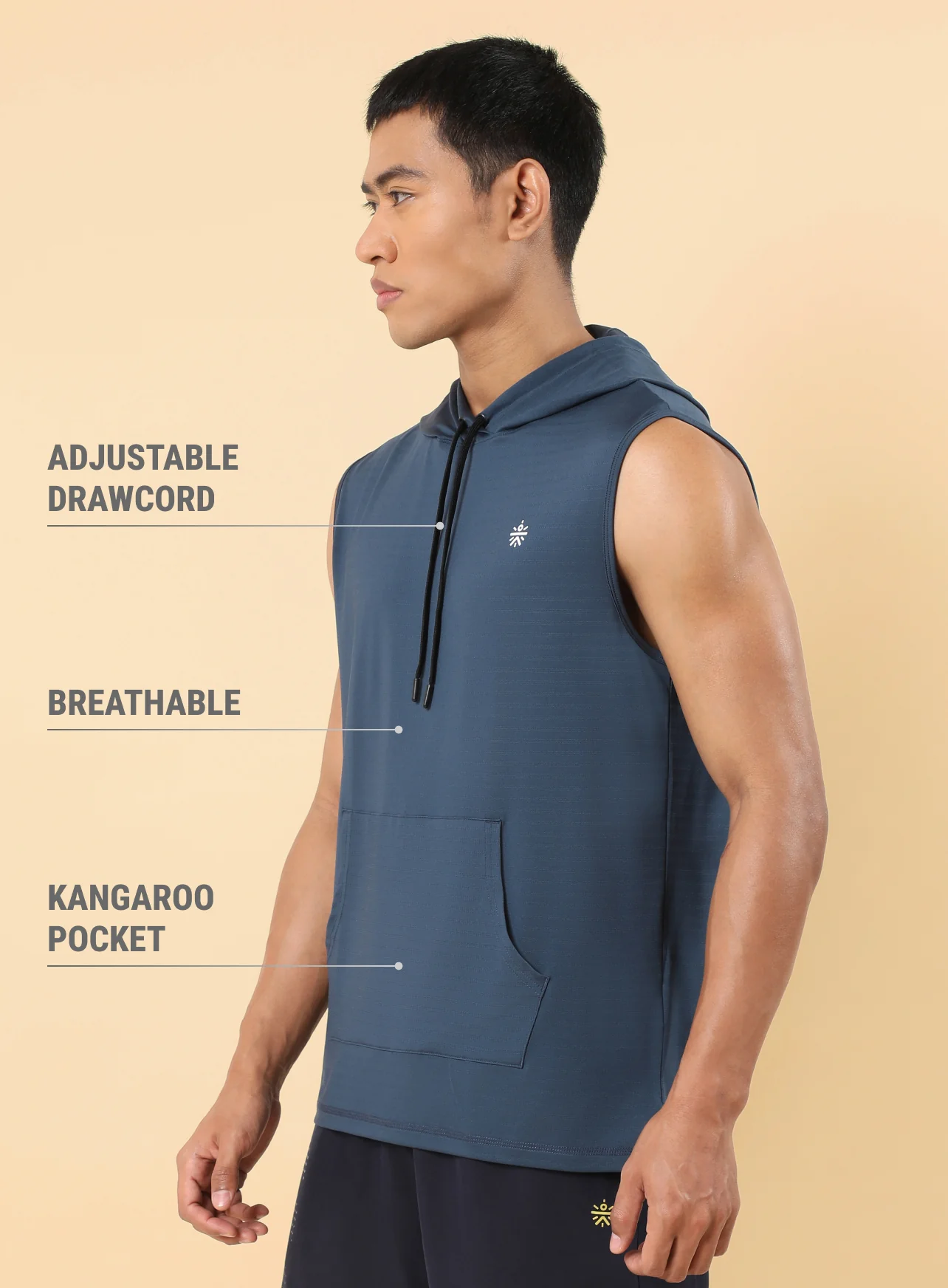 Men's Navy Active T-shirt - Image 5