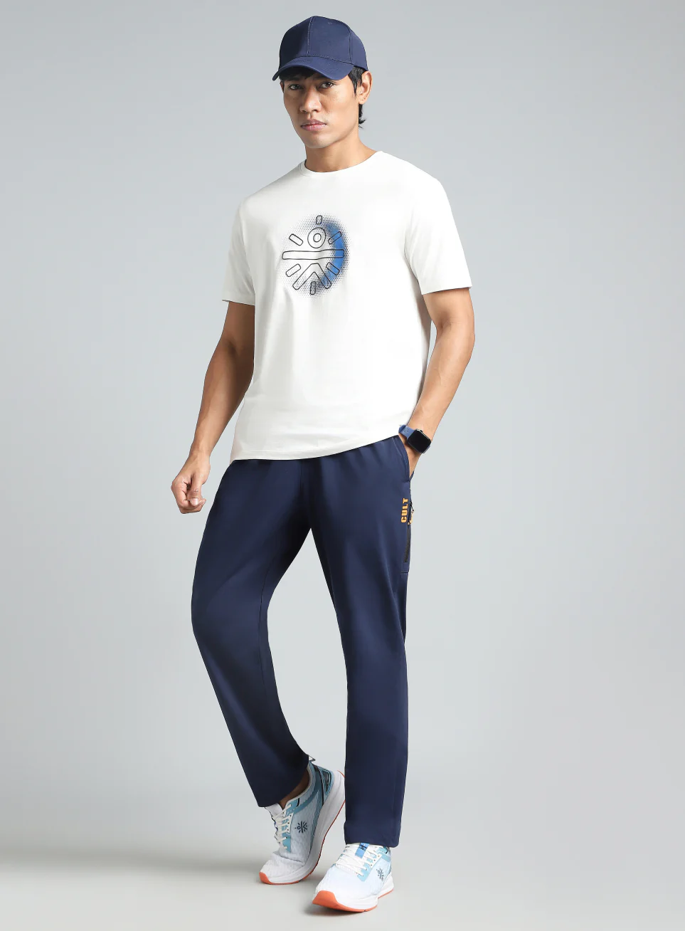 Men's Navy Airport Travel Trackpants - Image 2