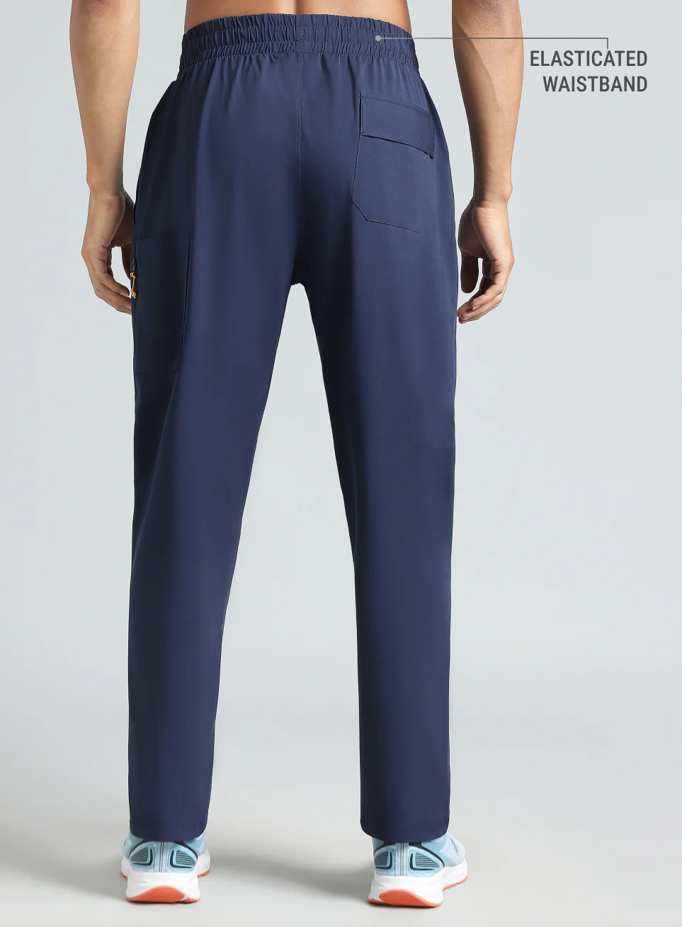 Men's Navy Airport Travel Trackpants - Image 6