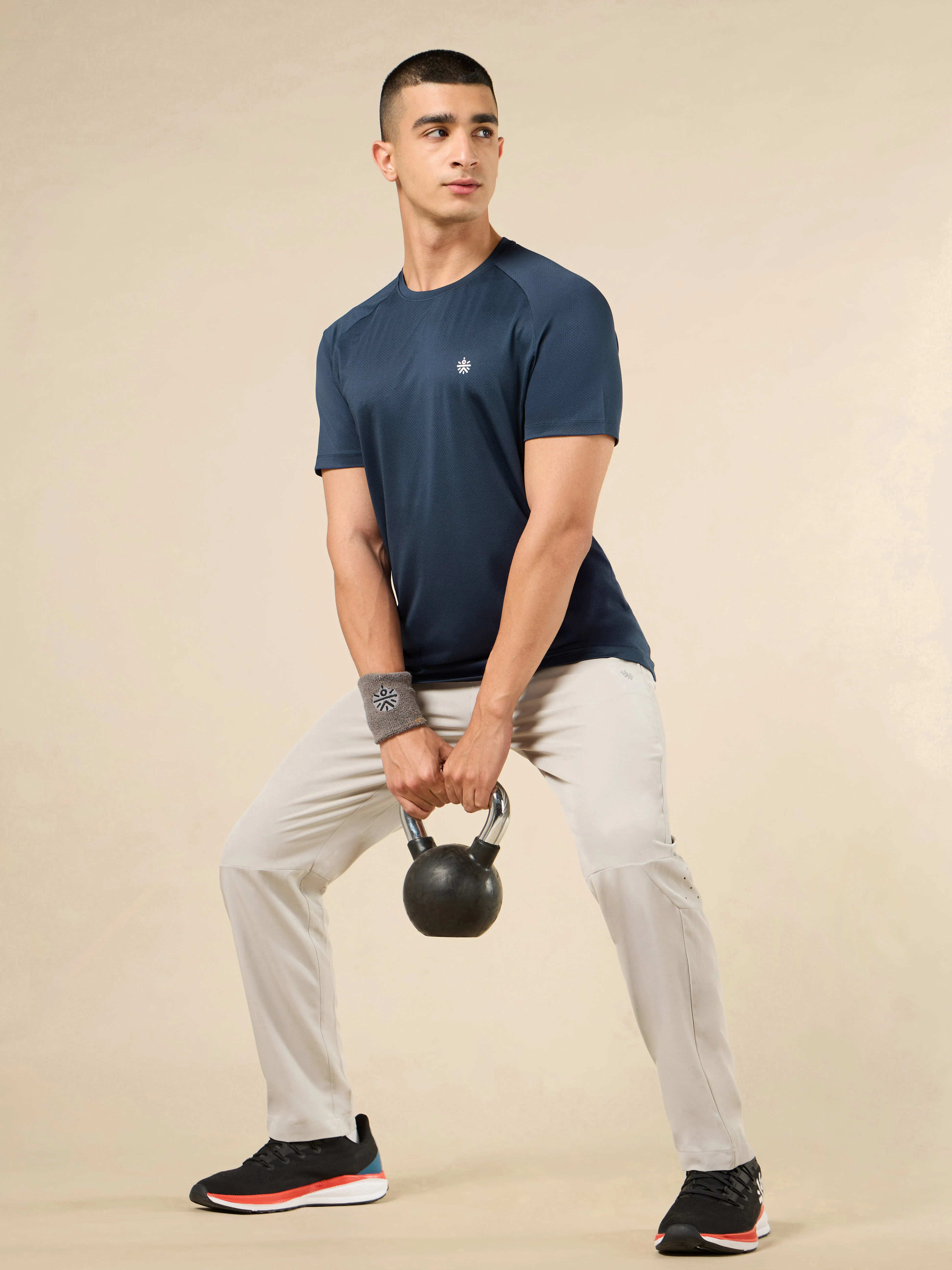 Men's Navy All Day Sports Training T-shirt - Image 3