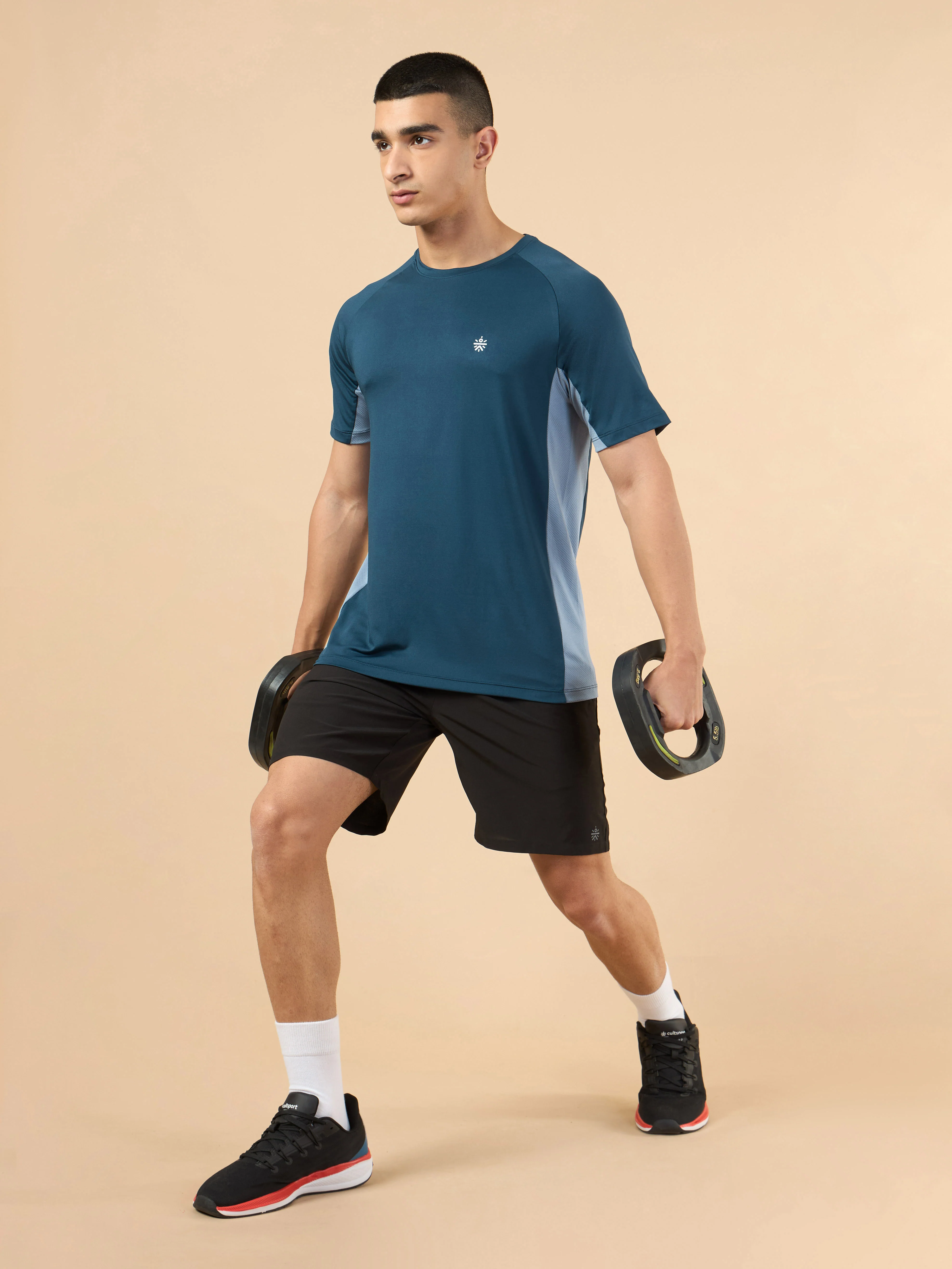 Men's Navy Active Pop Performance T-shirt - Image 2