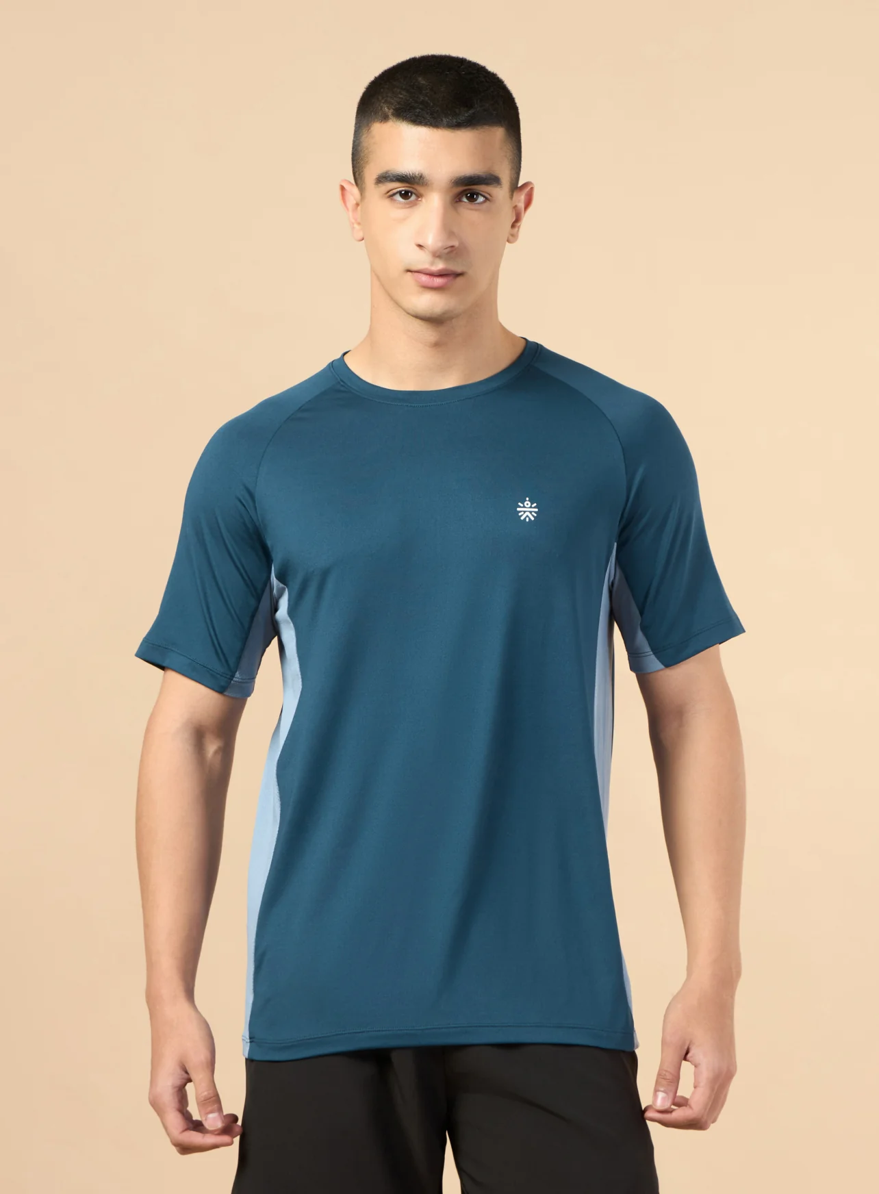 Men's Navy Active Pop Performance T-shirt - Image 4