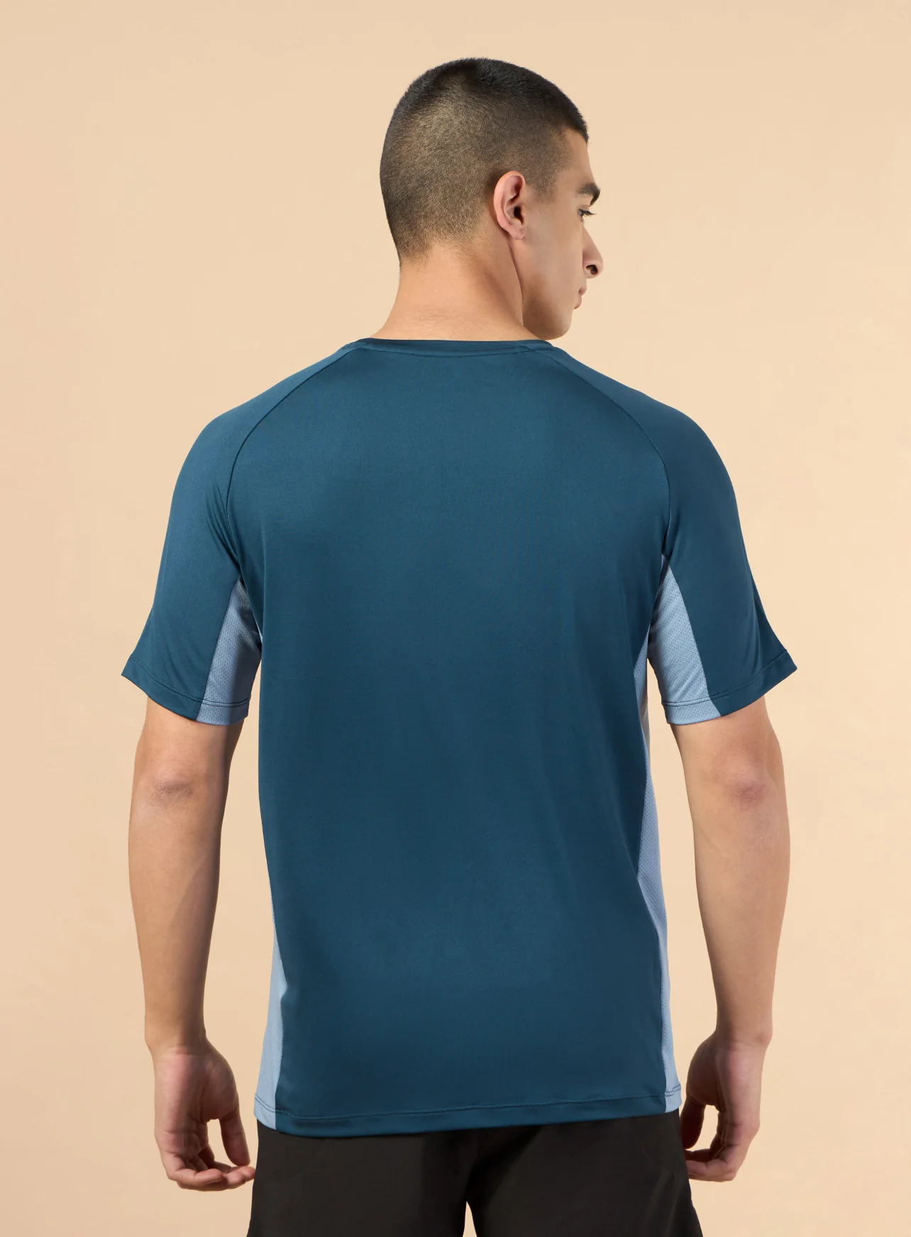 Men's Navy Active Pop Performance T-shirt - Image 6