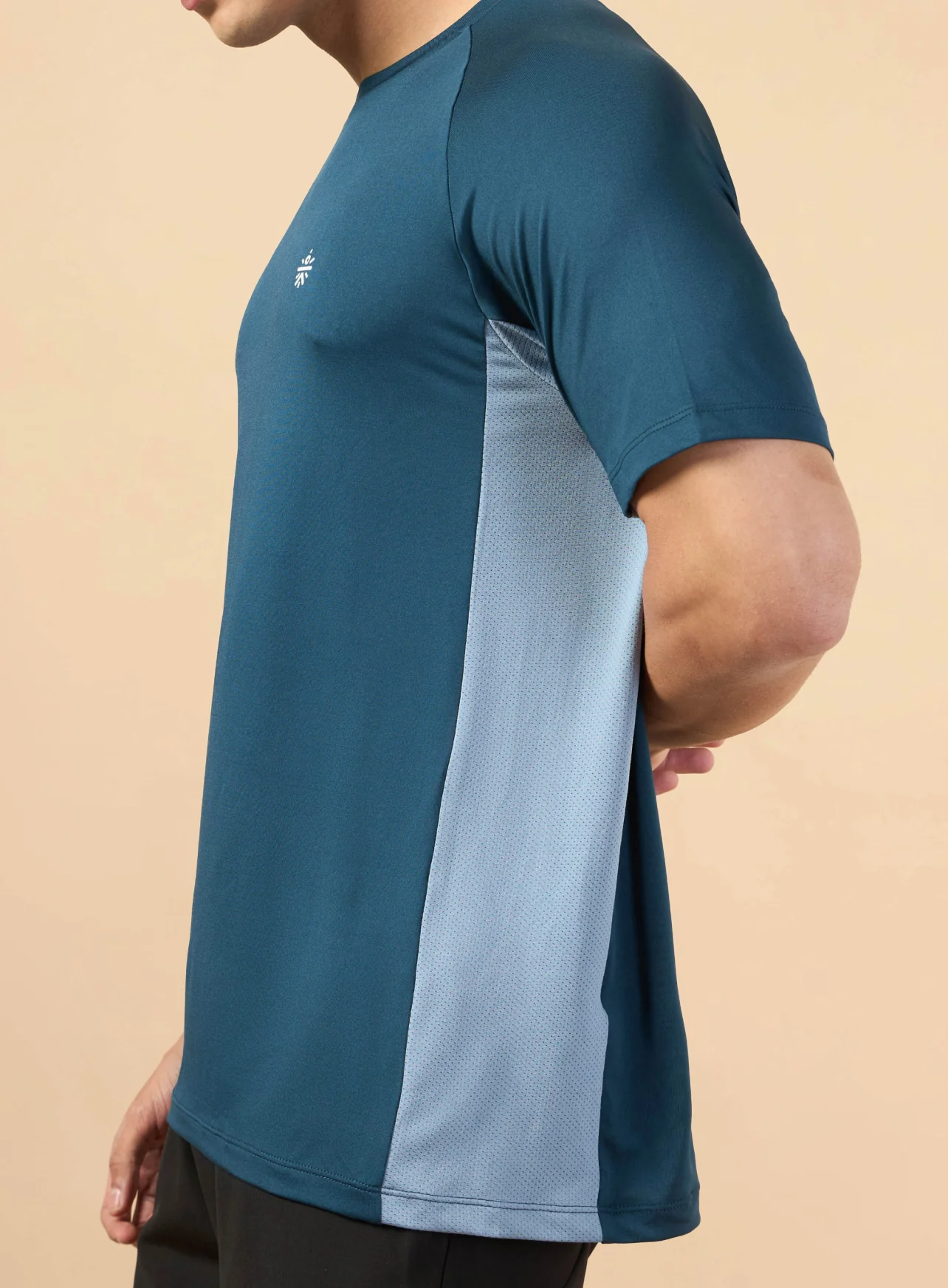Men's Navy Active Pop Performance T-shirt - Image 7