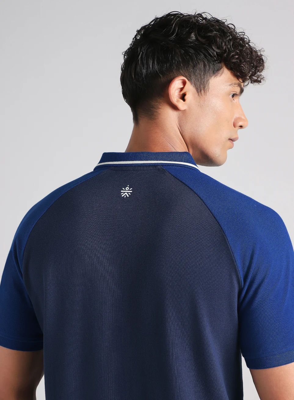 Men's Navy Athletic Club Polo T-Shirt - Image 8