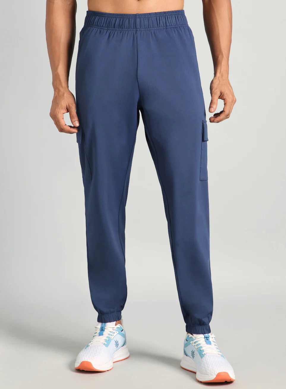 Men's Navy Cargo Training Joggers - Image 4